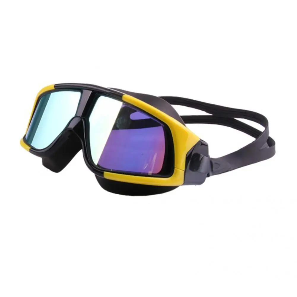 

Fashion Swimming Goggles Strong Sealing Colorful Mirror Swim Eyewear Waterproof Large Frame Swim Glasses