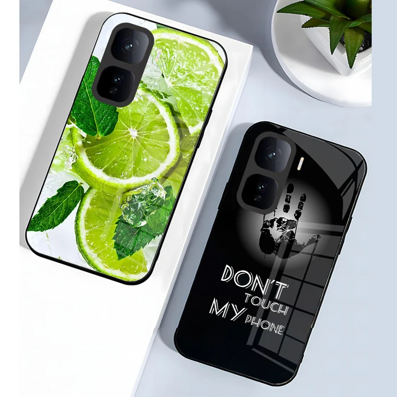 Enhanced Tempered Glass Protective Phone Case and Back Cover