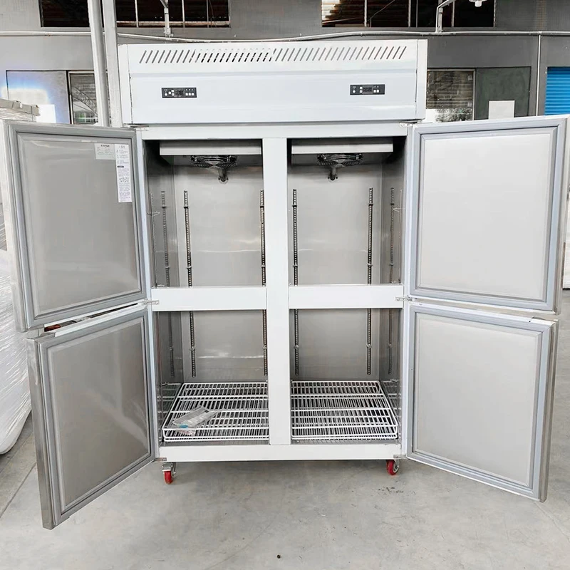 Fridge Cabinet Refrigeration Equipment Supermarket Commercial Top-Mounted Reach-In Solid Door D55AR Refrigerator - Image 5