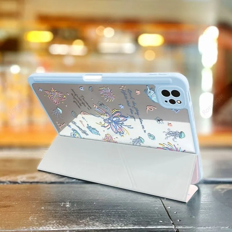 Custodia Antiurto A Farfalla Per IPad (dalla 5a Alla 11a Generazione, 10.9'') – Idea Regalo Per Bambini! - Foto 3