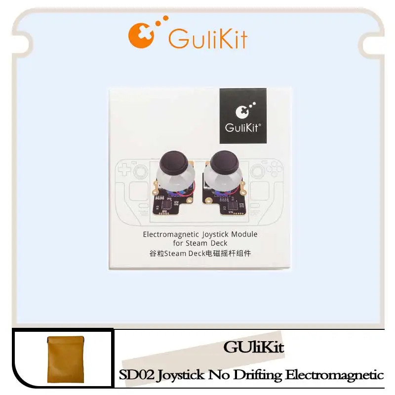 GuliKit SD02 Joystick No Drifting for Steam Deck Joystick Replacement Repair
