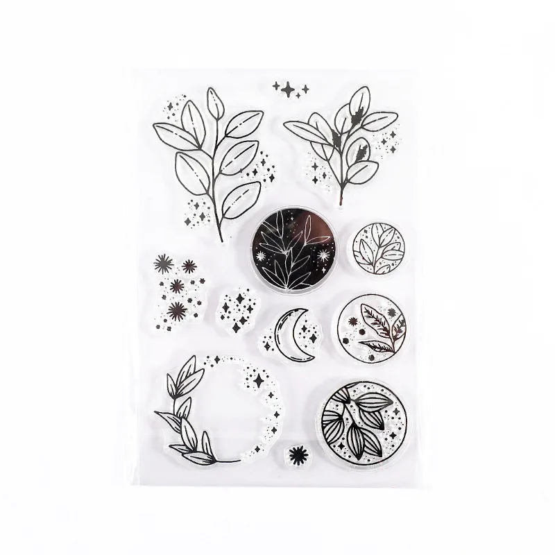 15 Style Retro Sentiment Transparent Clear Silicone Stamp DIY Scrapbooking Embossing Decoration Album Card Rubber Stamp 11x16cm 