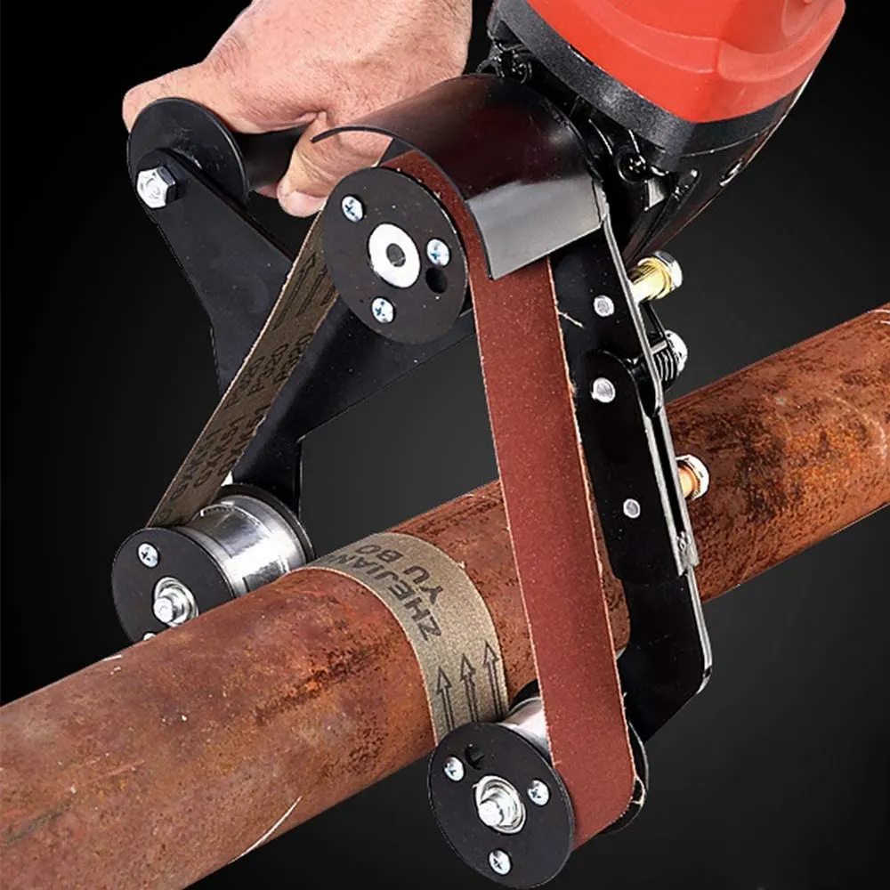 

Mini Belt Sander Sanding Grinding Machine Abrasive Belts Grinder Polishing Bearing Bracket Pipe Tube Support Sanding Belt Tool