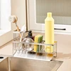 Sink Caddy Sponge Holder Sink Basket Brush Holder Dish Cloth Hanger Soap Rack Sink Stopper Holder Sponge for Kitchen 6