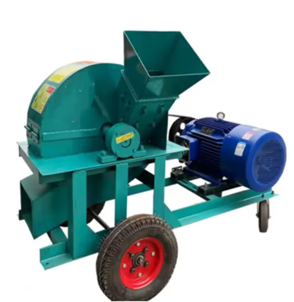 Mobile wood crusher