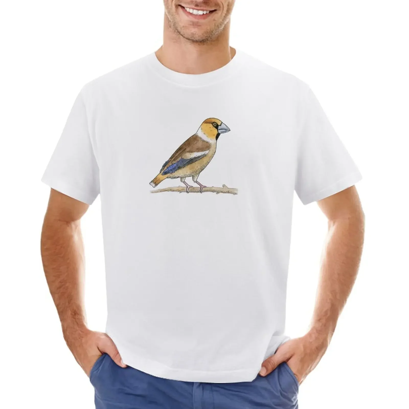 

Hawfinch T-Shirt customs design your own Aesthetic clothing Short sleeve tee men