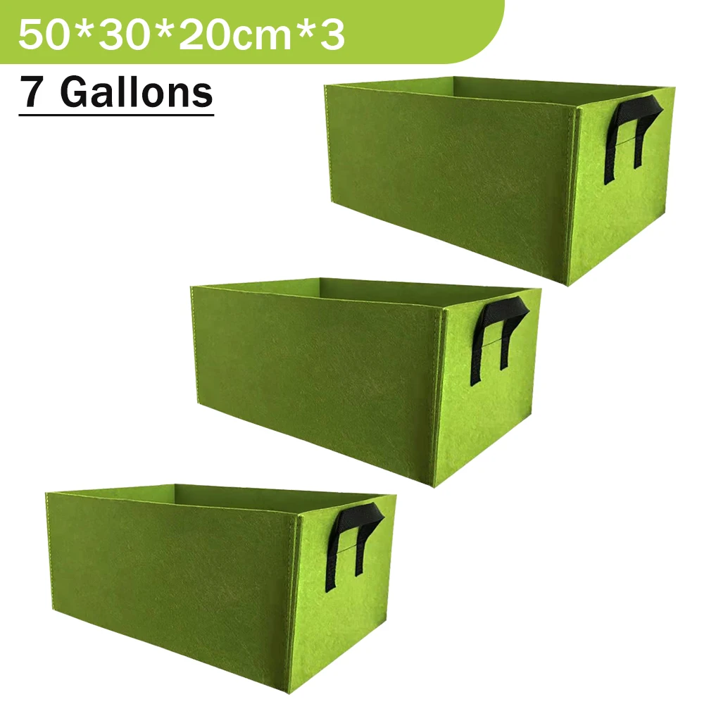 3 Green 7Gallons