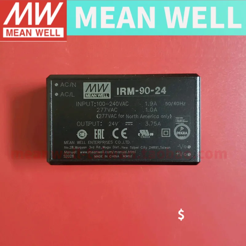 MEAN WELL IRM-90 시리즈 IRM-90-12 IRM-90-15 IRM-90-24 IRM-90-48, 90W PCB 마운트 조립 캡슐화 전원 모듈