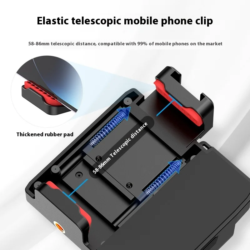 New Ulanzi CG02 Smartphone Selfie Grip Bluetooth Fill Light with CRI 95+ 5500K 15M Remote Zoom & Anti-Shake Stabilizer