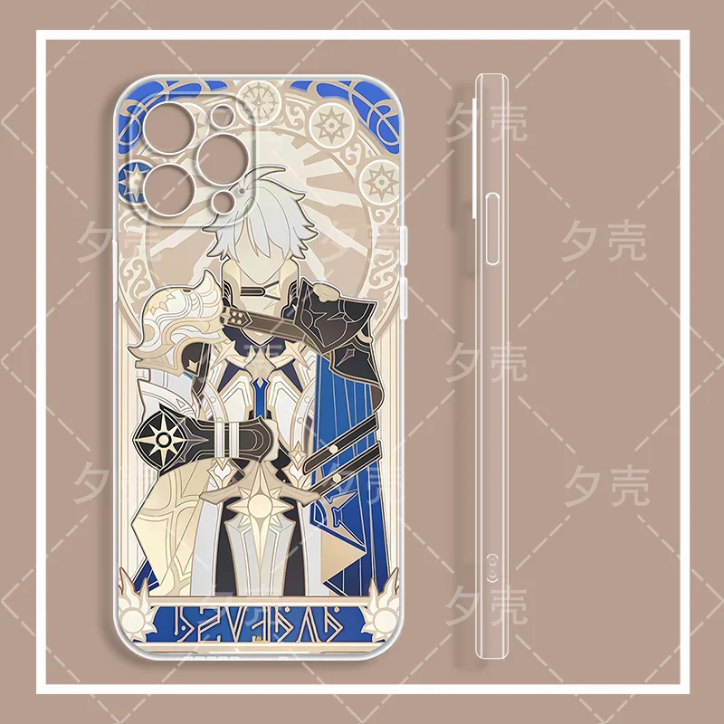 Elegant Phainon Castorice Cosplay Phone Case with Holder - Stylish Protective Gift