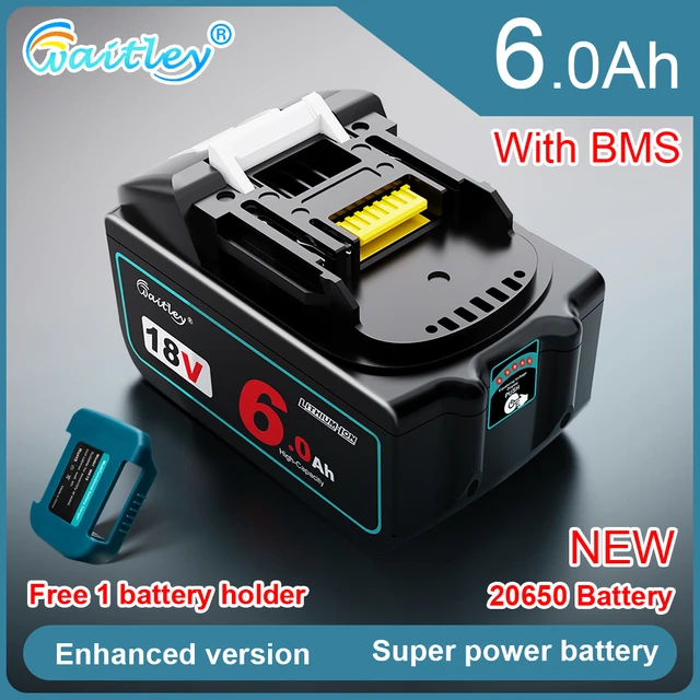 Waitley 18V 5.0Ah BL1850b Rechargeable Li-ion Battery For Makita