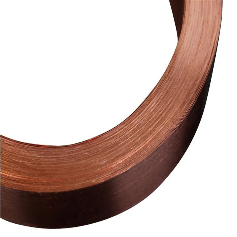 High Purity Red Copper Strip High Electrical And Thermal Conductivity Copper Foil Grounding Pure Copper Sheet Zero-cut Copper