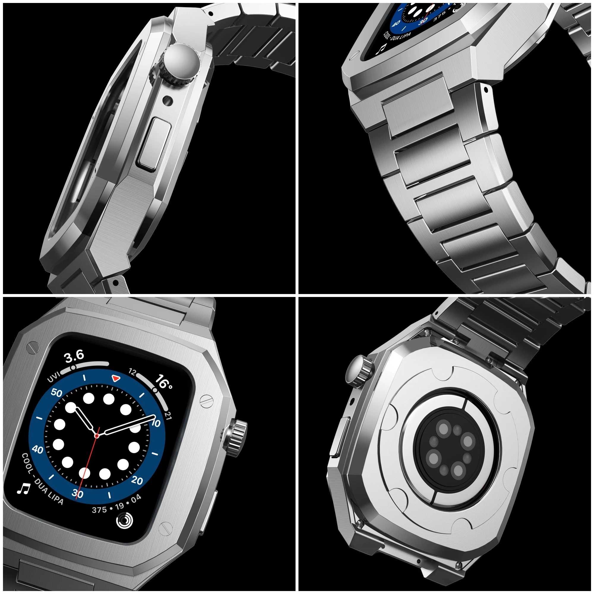  ġ ݼ ð ̽, 316l η ƿ   , ̿ġ ȣ Ŀ, 44mm