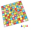 1Set Snake Ladder Educational Kids Children Toys Interesting Board Game Set Portable Flying Chess Board Family Board Game 5