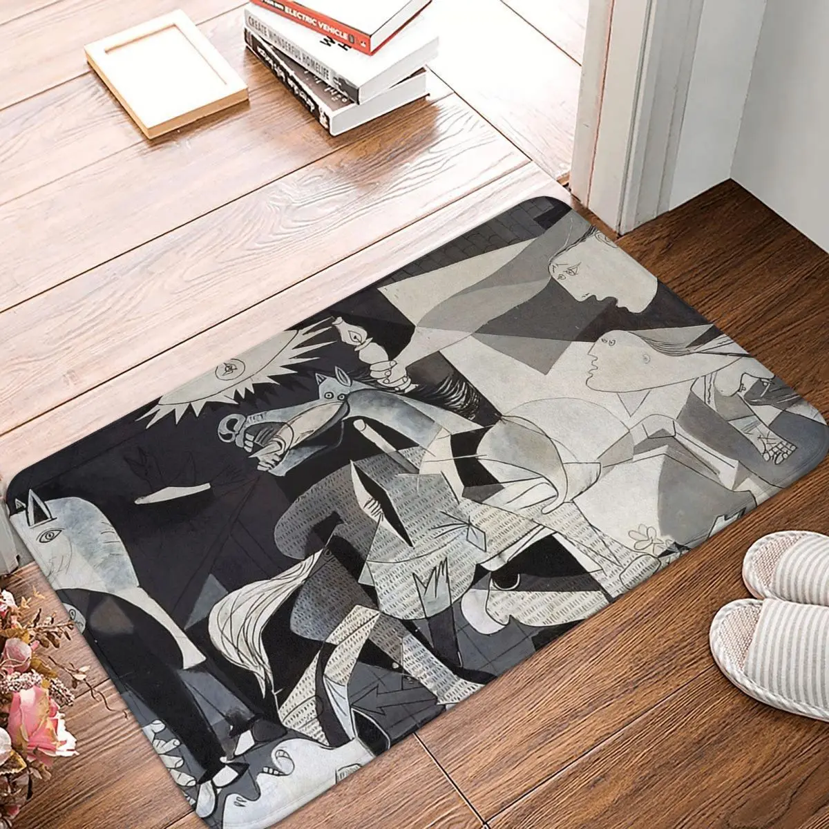 

Pablo Picasso Cubist Painter Anti-Slip Doormat Bath Mat Guernica 1937 Artwork Hallway Carpet Welcome Rug Indoor Decorative