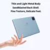 PRITOM TAB11 Android 14 Tablet, 10 Inch, Octa-Core, 5G WiFi6, 128GB, 8000mAh, HD IPS Display, Dual Camera, Bluetooth, FM, TYPE C 4