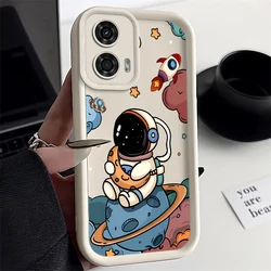 G 24 Space Kid New Sky Eye Protective Phone Case Cover for Moto G10 Power (043-White)