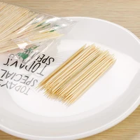 Bamboo Toothpick Disposable Natural Toothpick Portable Family Restaurant Fruit Household Durable ToothSticks Kitchen Accessories 4