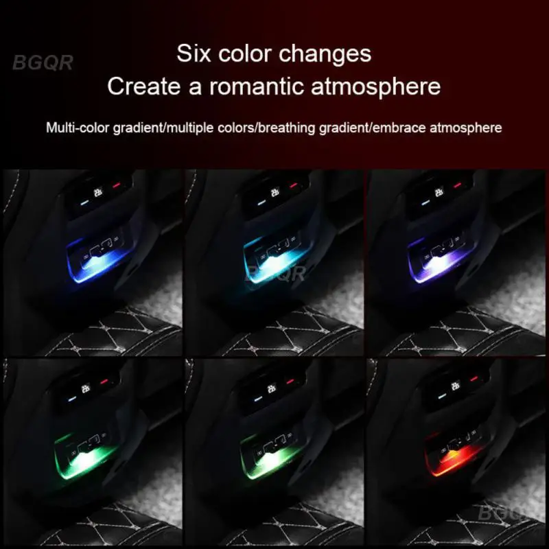 Car Led Light Universal Multi-purpose Mini Car Interior Accessories Night Light Portable Usb Atmosphere