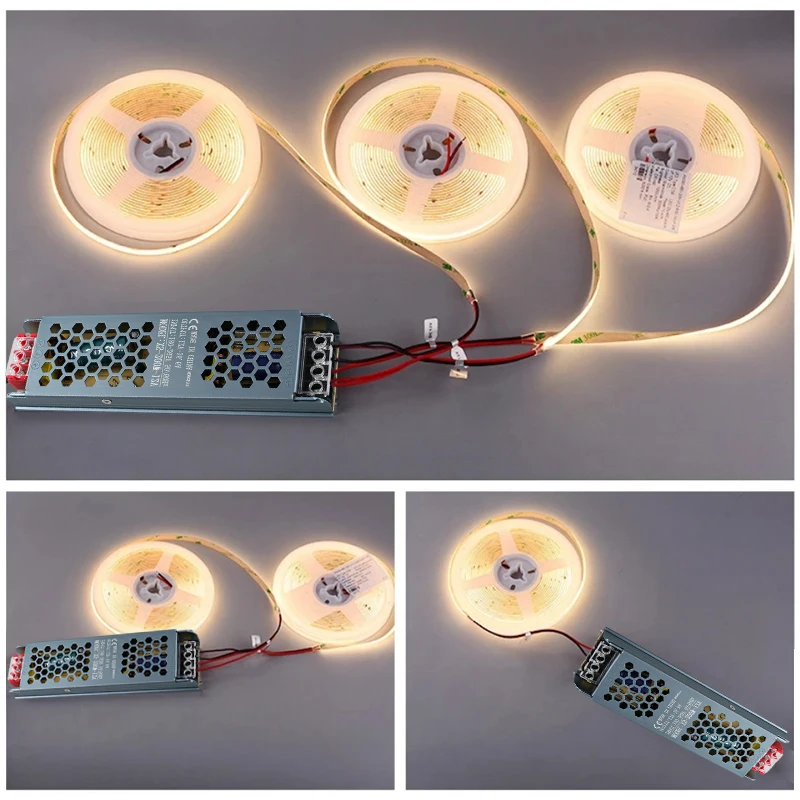 High Quality Mute LED Lighting Transformers 220 To 12V DC 24V 60W 100W 200W 300W 400W LED Strip Power Supply 24V 2A Power Supply