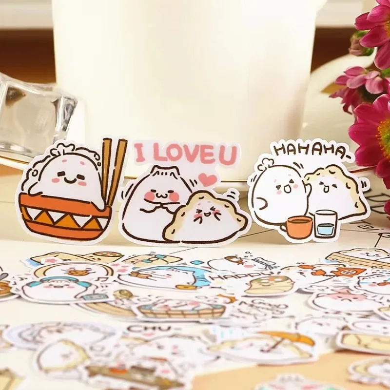 40 Stück kreative süße selbstgemachte Hamster-Aufkleber, Tier-Scrapbooking-Aufkleber, dekorative Aufkleber, DIY-Handwerk, Fotoalben