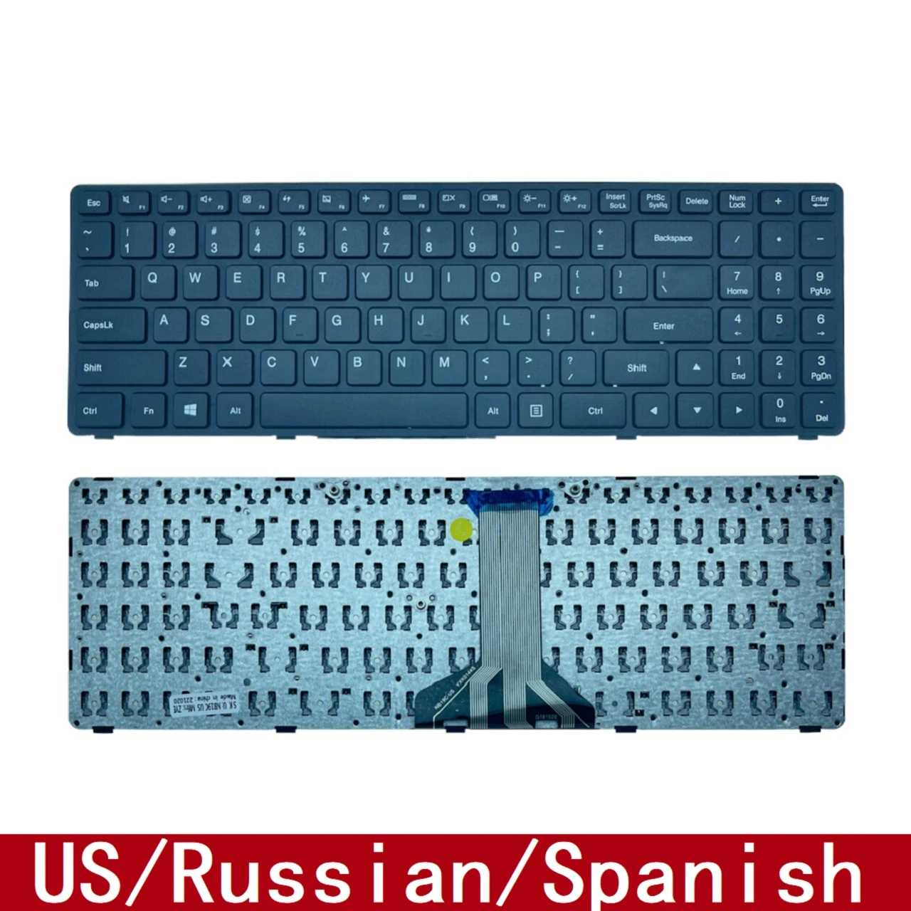

Замена клавиатуры для ноутбука Lenovo Ideapad B50-50 100-15 100-15IBD с русской и испанской раскладкой