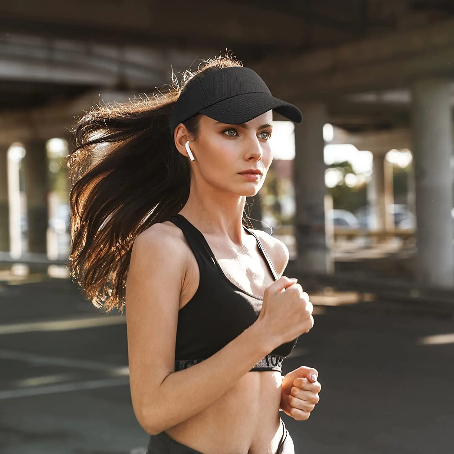 Summer Sun Hats Breathable Men Women Adjustable Visor UV Protection Top Empty Solid Sports Tennis Golf Running Sunscreen_voghion.com