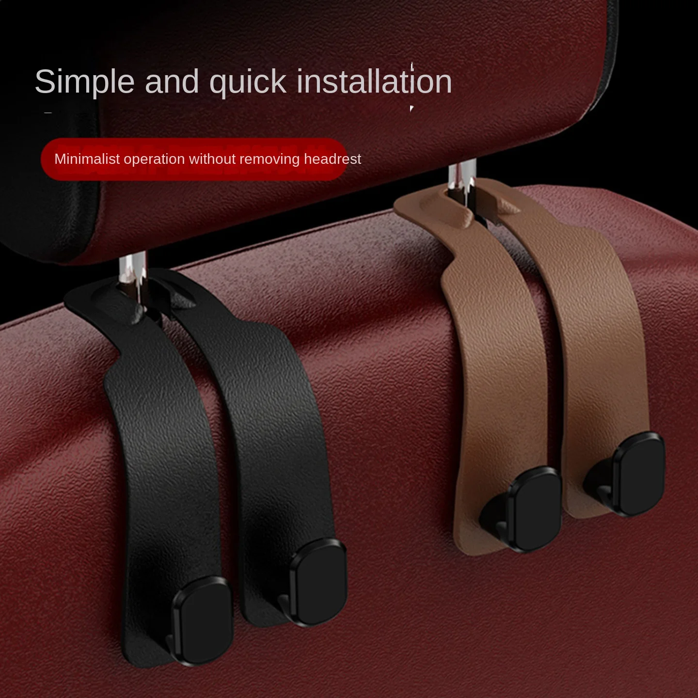 Car Hook Car Seat Back Rear Seat Back Small Multi-function Rear Creative Hook