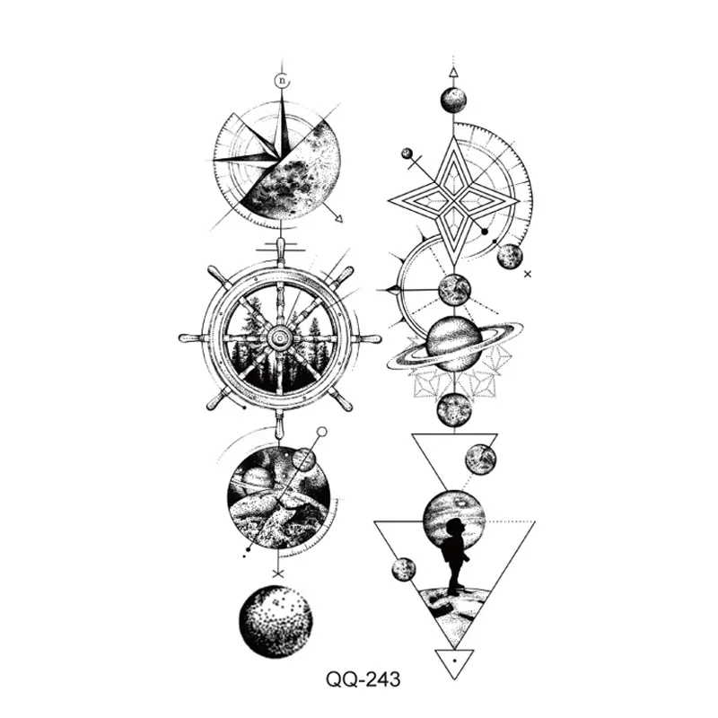 Waterproof Tattoo Sticker Set In Any Combination