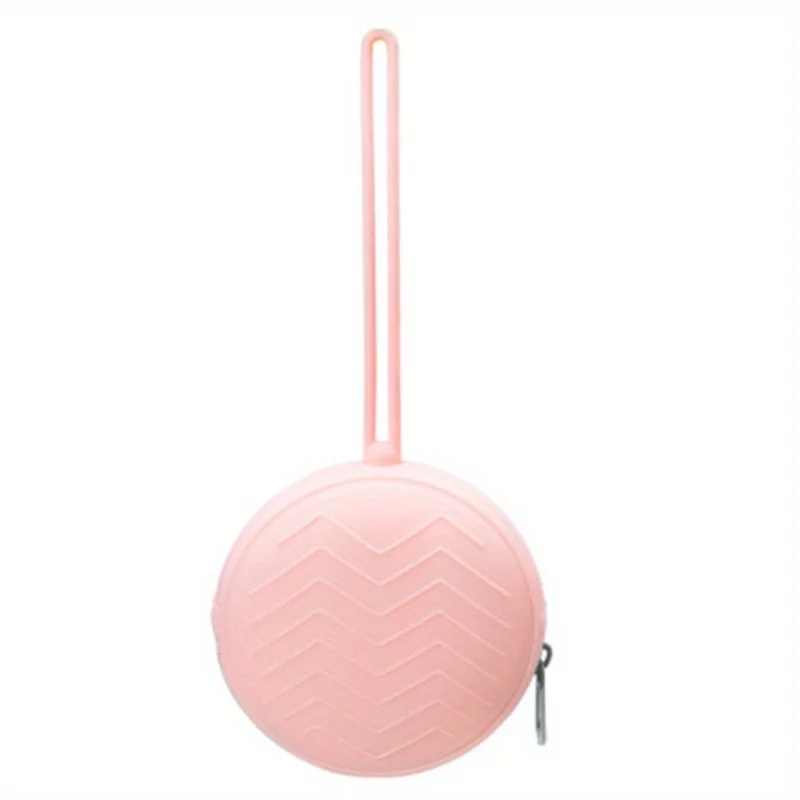 Emzik Kutusu Silikon Kukla Kabı Kordon ve Fermuarlı Taşınabilir Bebek Emzik Saklama Kutusu Açık Hava Emzik Tutucu Düzenleyici