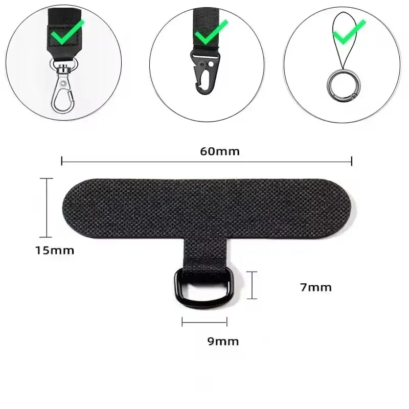 Universal Nylon Phone Lanyard Connector - Secure Tether Tab