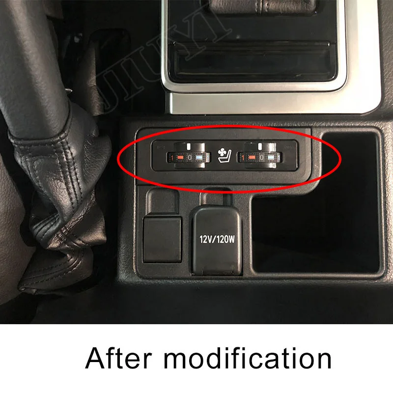 고급 카시트 환기 및 난방 시스템, OEM 스위치 버튼, 프라도