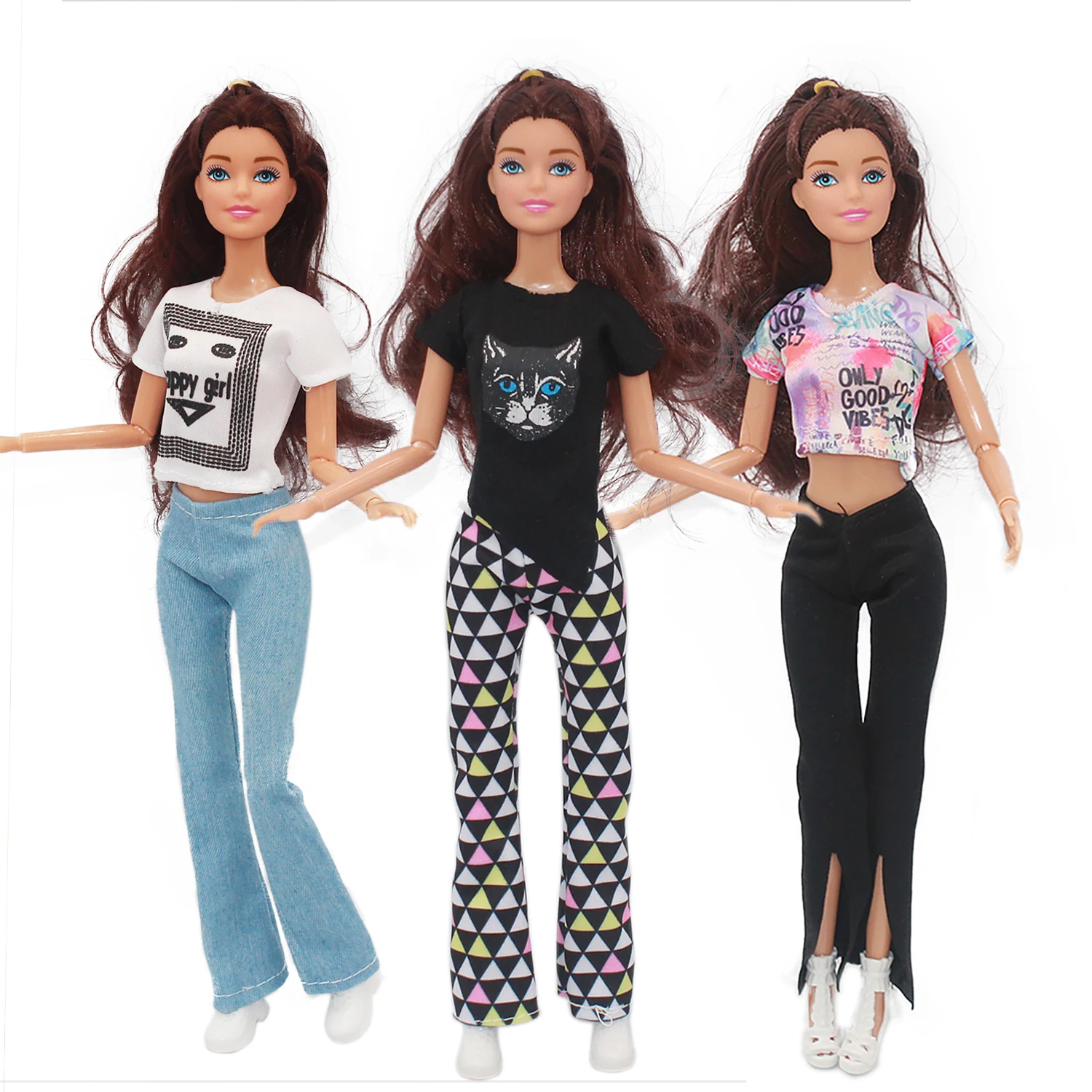 

1/6 Doll Fashion LLClothing Set for 30cm BJD Barbie Blyth MH CD FR SD Kurhn Clothes Girl Figure Toy Accessories