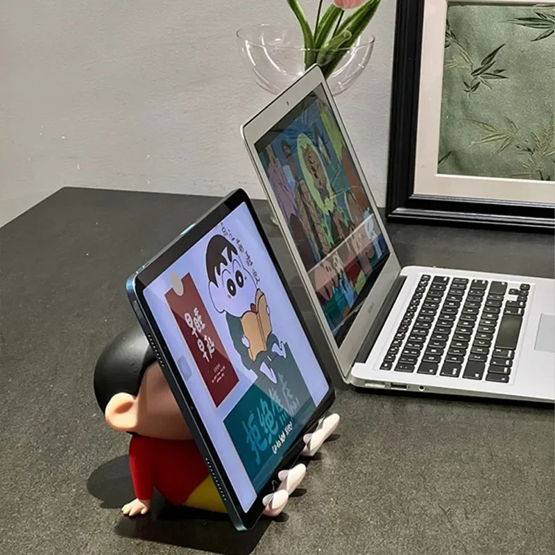 Crayon Shin-chan Universal Desk Phone Holder Mount Stand for Mobile Phone Holder Bracket Table Stand For Ipad Samsung IPhone