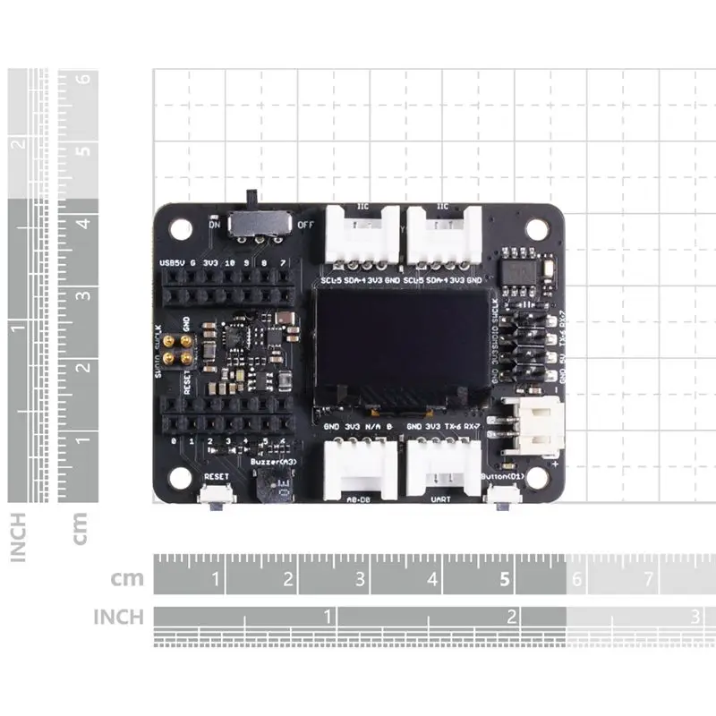 X49A-For Seeed Studio 확장 보드 베이스(XIAO용, Grove OLED 포함) - IIC, Uart, 아날로그/디지털