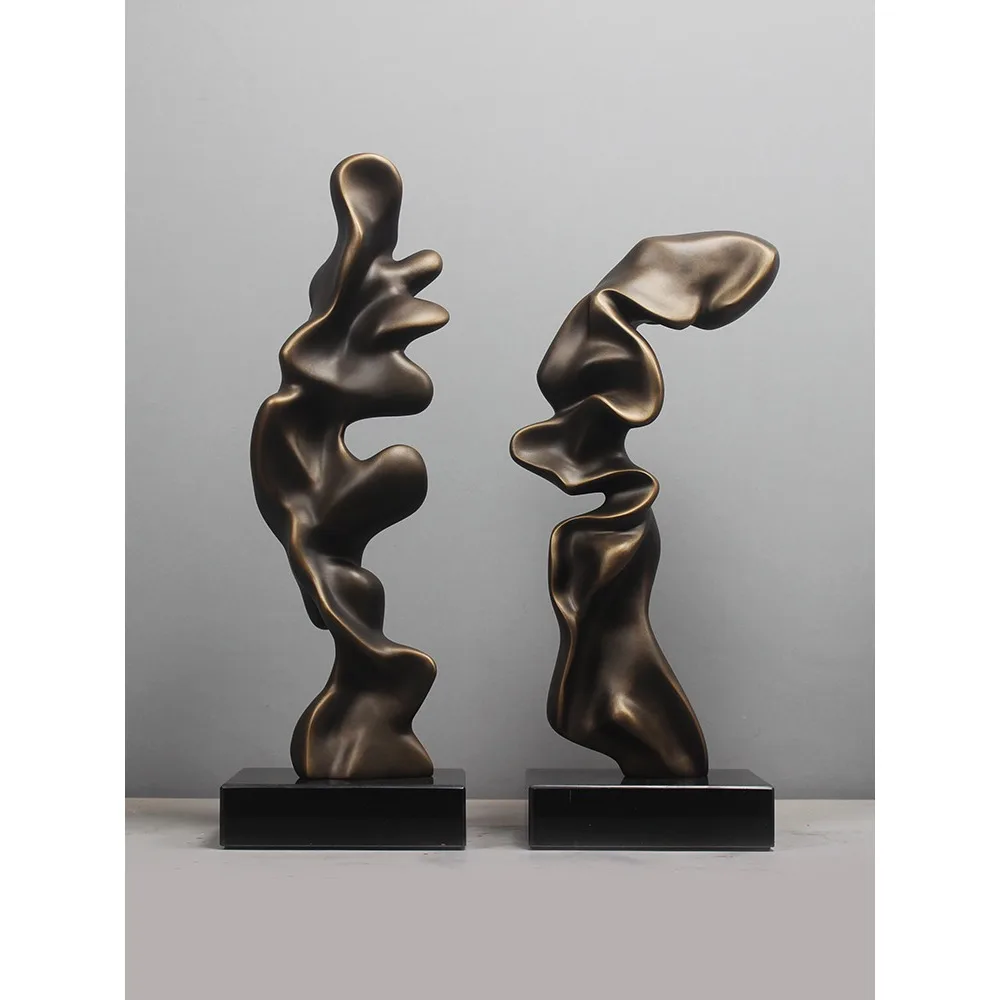 

Sculpture ornaments, abstract art pieces, modern light luxury soft decorations, fiberglass home furnishings, sales buildings, st