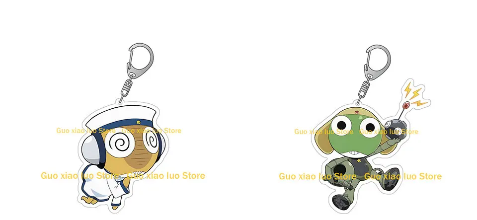 Keroro Gunso Chara Chara Natsumi Hinata Angol Mois Dark Keroro Tamama Dororo Kururu Pururu Anime Frosch Spielzeug GK Acryl Schlüsselanhänger Geschenk – Detail 6