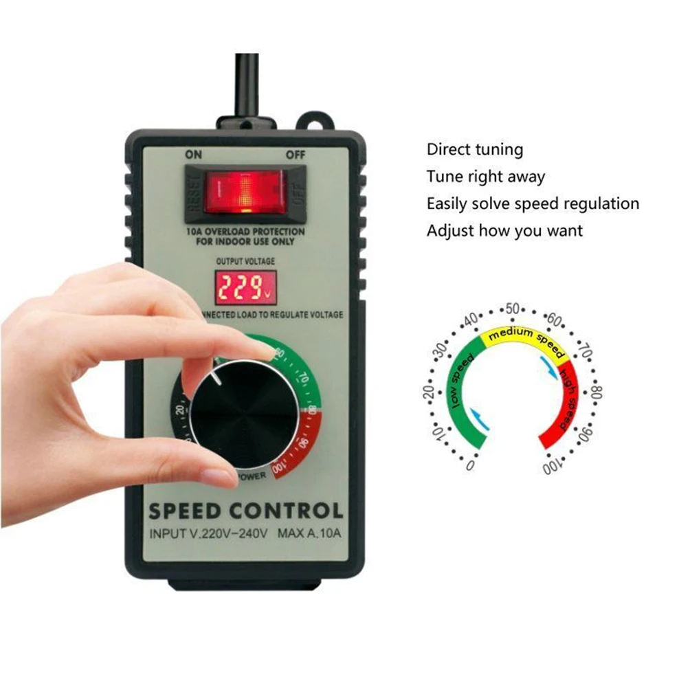 Stepless Speed Control for Angle Grinders and Drills - Industrial Automation Tool for Polishing and Fans