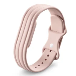 Silicone Sweatproof & Waterproof Sports Strap - Google Fitbit Air (Sand Pink)