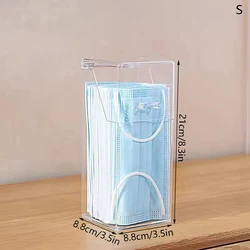Dust-proof Tissue and Mask Storage Box with Lid - Household Wipes Dispenser and Wet Tissue Holder, Kitchen Seal Design (S)