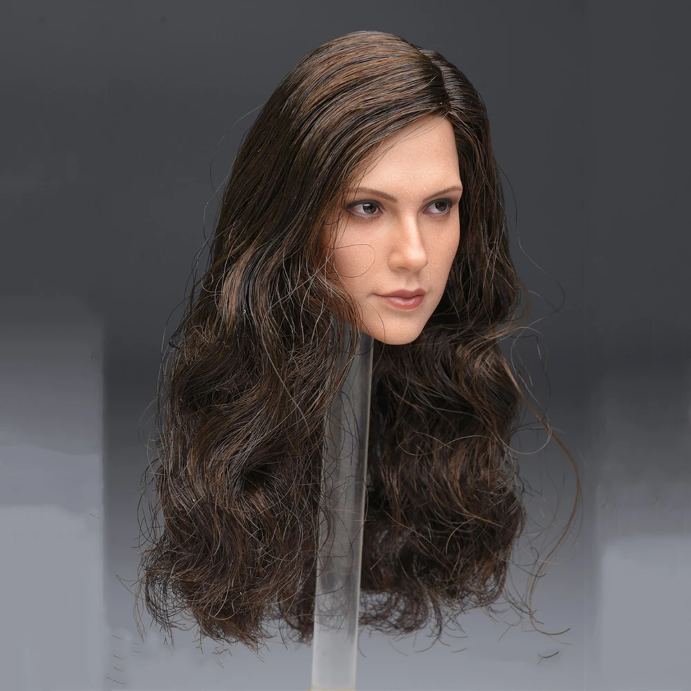 

JXTOYS JX043 масштаб 1/6 Женская сценическая девушка голова гадот Лепка длинные волнистые кудрявые волосы голова резьба подходит 12 дюймов экшн-фигурка модель тела