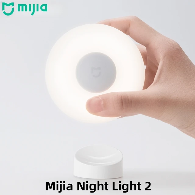 Original Mijia Night Light 2 version Motion Sensor Adjustable Brightness Smart Human light sensor Night Lamp Bedroom