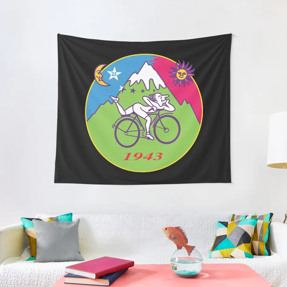

Albert Hofmann Bicycle Day LSD 1943 Tapestry Home Decoration Accessories Aesthetic Decoration Tapestry