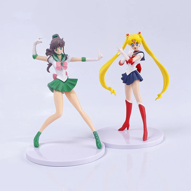 Sailor Moon Anime Figure Set - 5-Piece Kawaii Doll Collection
