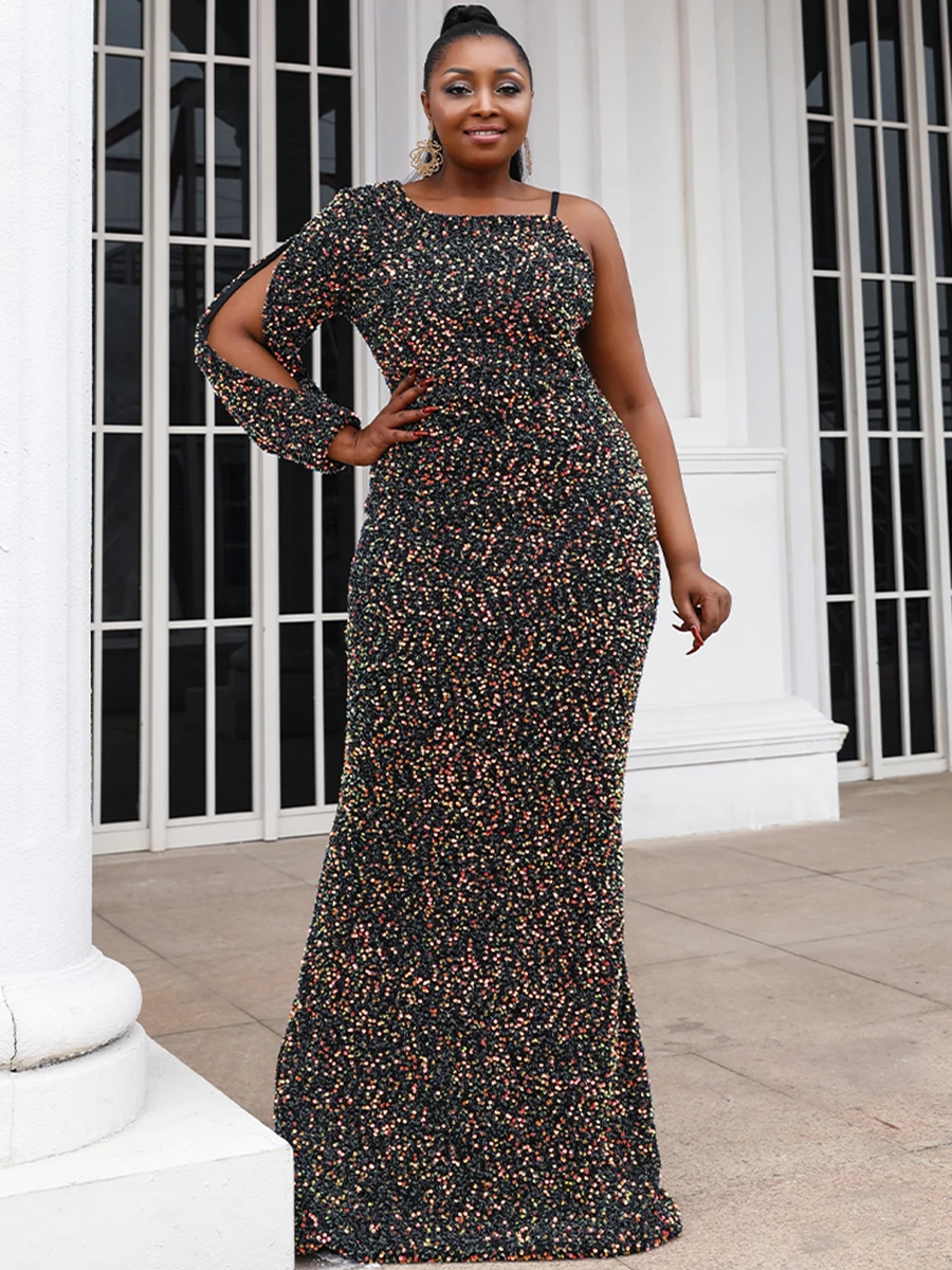 Bodycon Evening Party Plus Maxi Dresses 