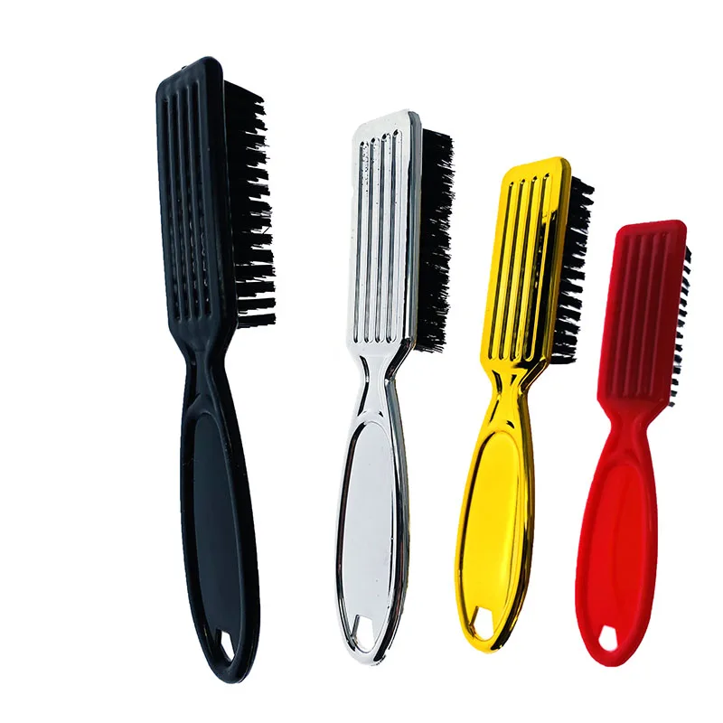 Plastic Handle Hairdressing Soft Hair Cleaning Brush Barber Neck Duster