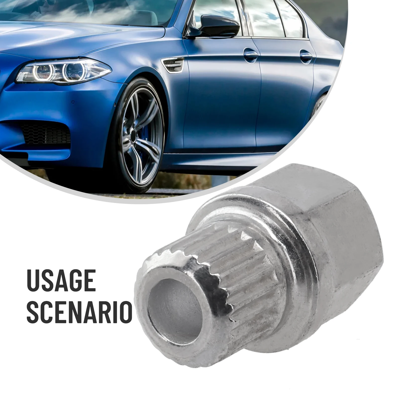 Rimozione Installa Presa Ruota Blocco Lugnut 22PCS Auto Strumento Di Smontaggio Per BMW Antifurto Ve Manicotto Lug Dado Bloccaggio Chiave Presa - Foto 5