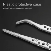 Industrial Tweezers Electronics Anti-static Precision Stainless Curved Straight Tip DlY Hand Tools Phone Repair JMNZ04 2