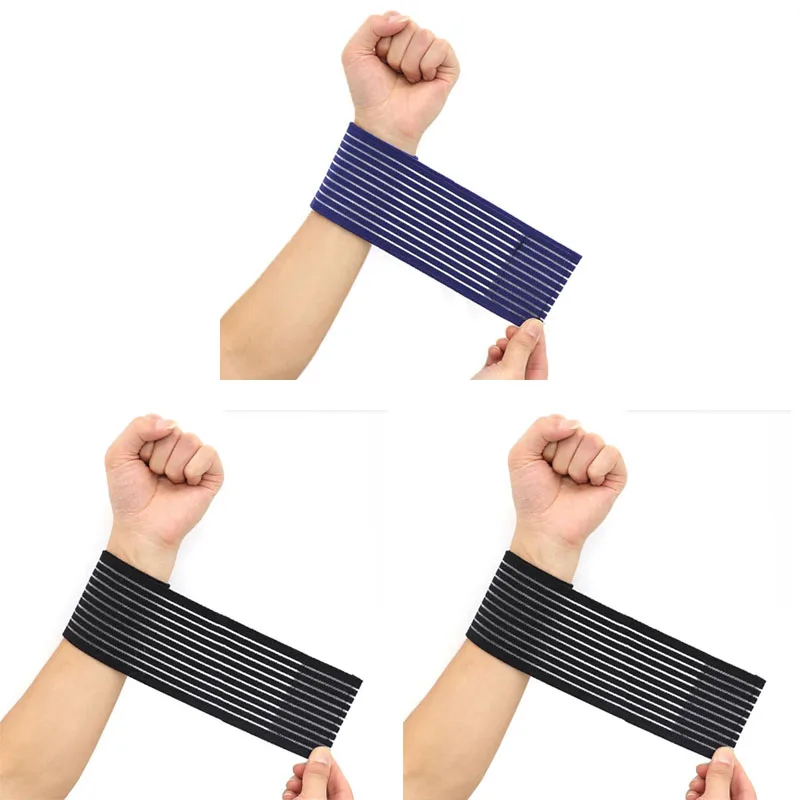 Adjustable Professional Sports Wrist Support Brace with Elastic Bandage - Enhanced Protection and Comfort
