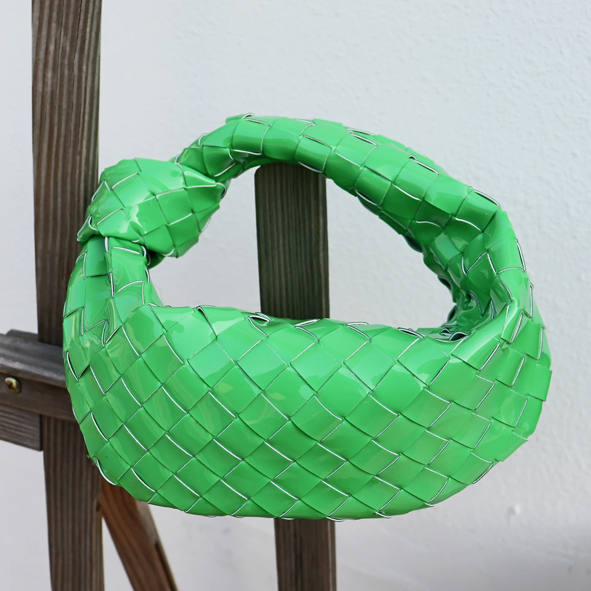 Роскошная женская кожаная сумка-тоут плетеная корзина для овощей круассаны